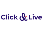 click & live logo